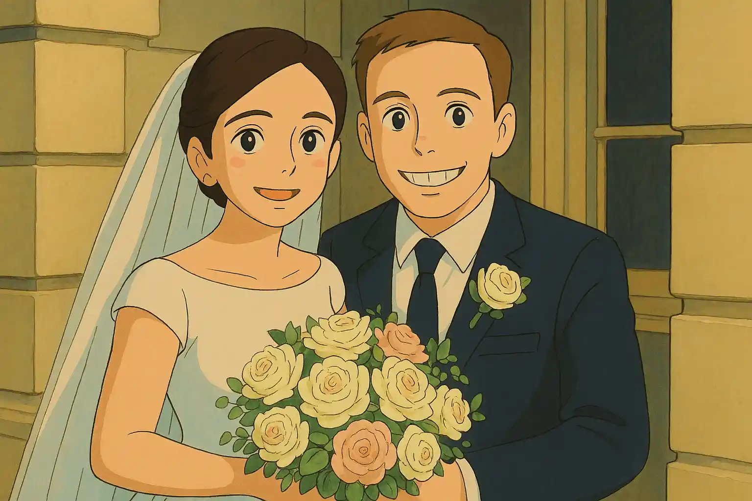 After - Turn Wedding Photos into Ghibli Magic